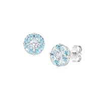 Boucles d'oreilles Amen Femme Aura in Argent Zircone EKABACZ